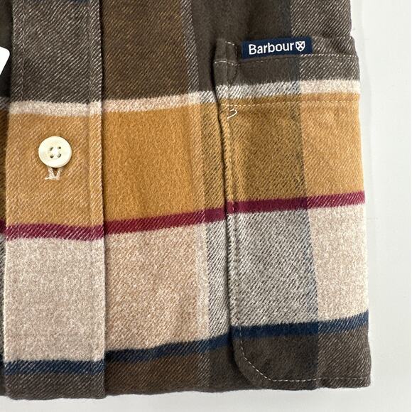 Barbour Men's Valley Tailored Checked Shirt Size L - Picture 7 of 11